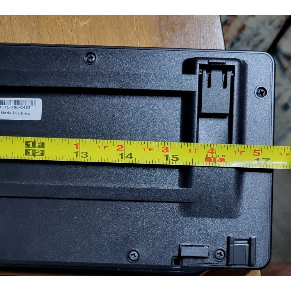 Dell L100 Wired USB Keyboard Black Full Size QWERTY Numeric Keypad U011 REV A02